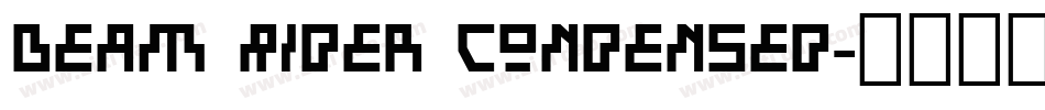 Beam Rider Condensed字体转换